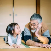 おじいちゃんと孫